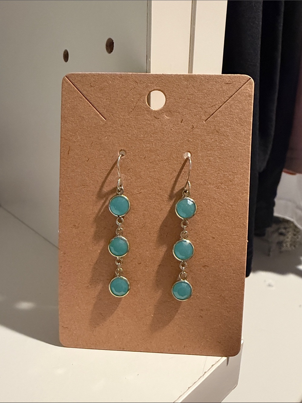 Turquoise Drop Dangle Earrings - Women Jewelry